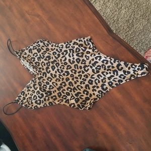 Leopard Print Body Suit